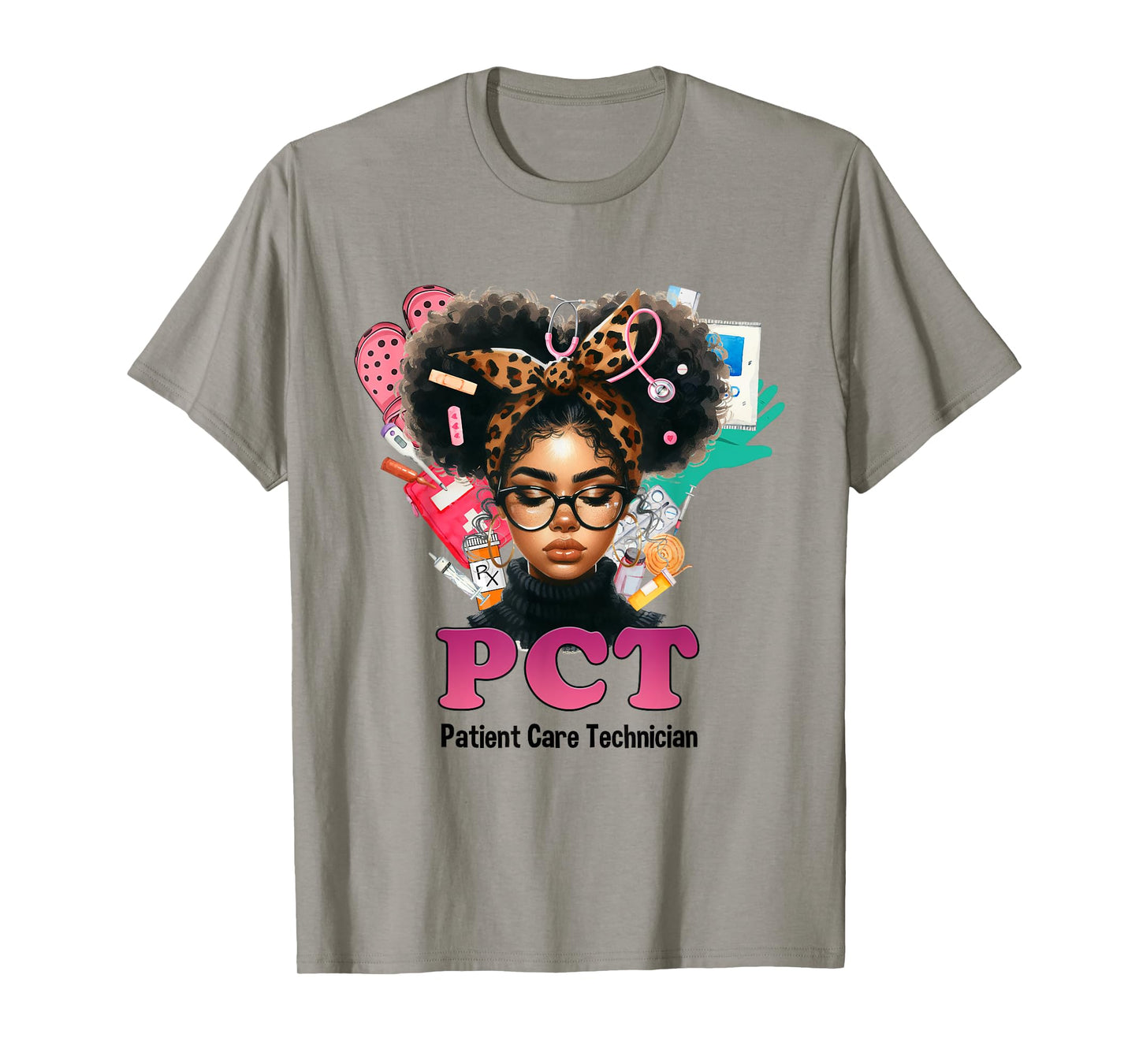 In My Patient Care Technician Era PCT Affrican PCT women T-Shirt