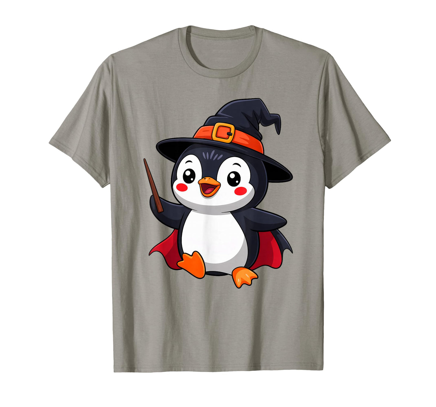 Halloween Penguin Witch Hat Costume Boys Girls Kids Toddler T-Shirt