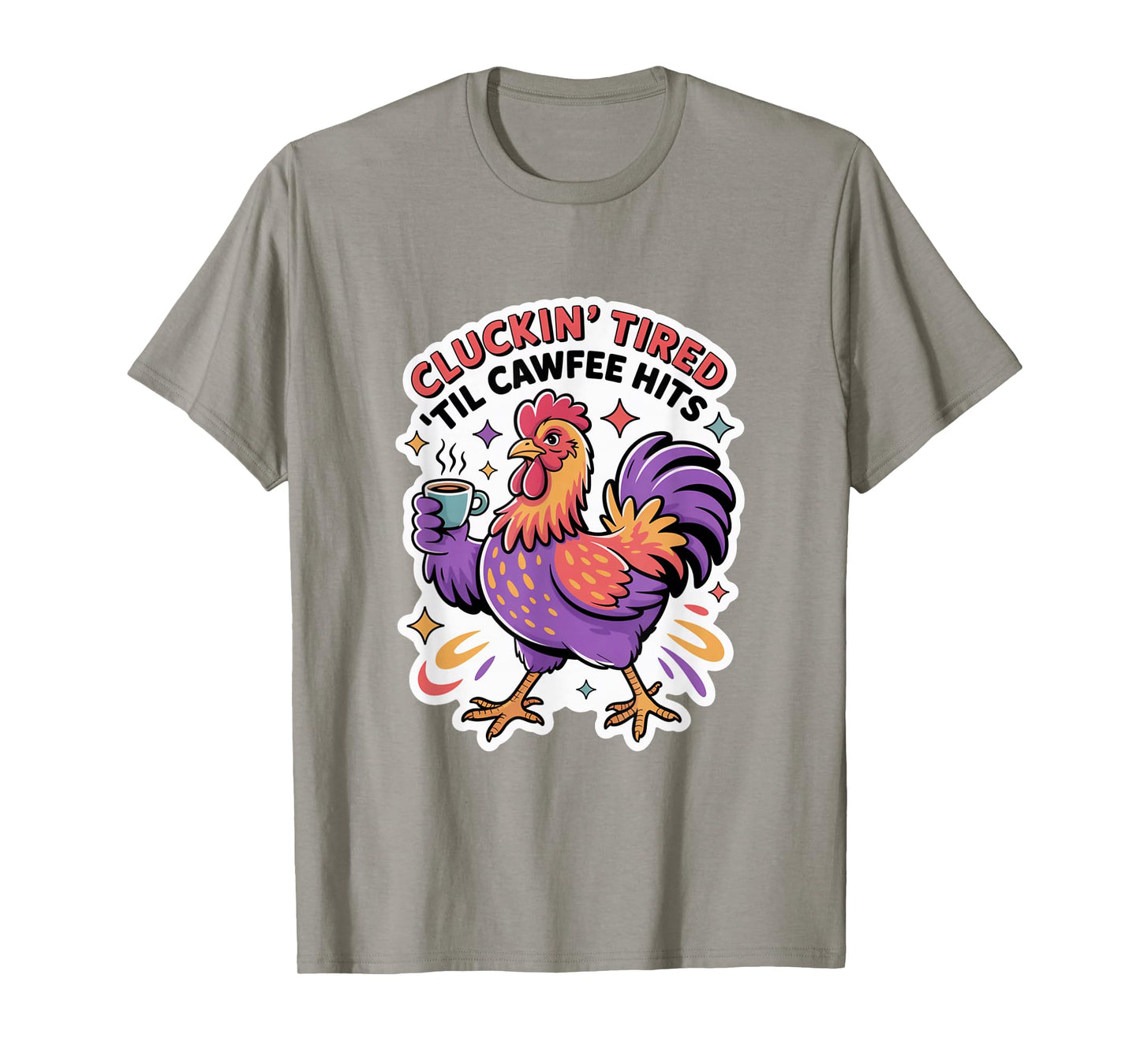 Funny Coffee Lover F-CAW-F Cawfee T-Shirt