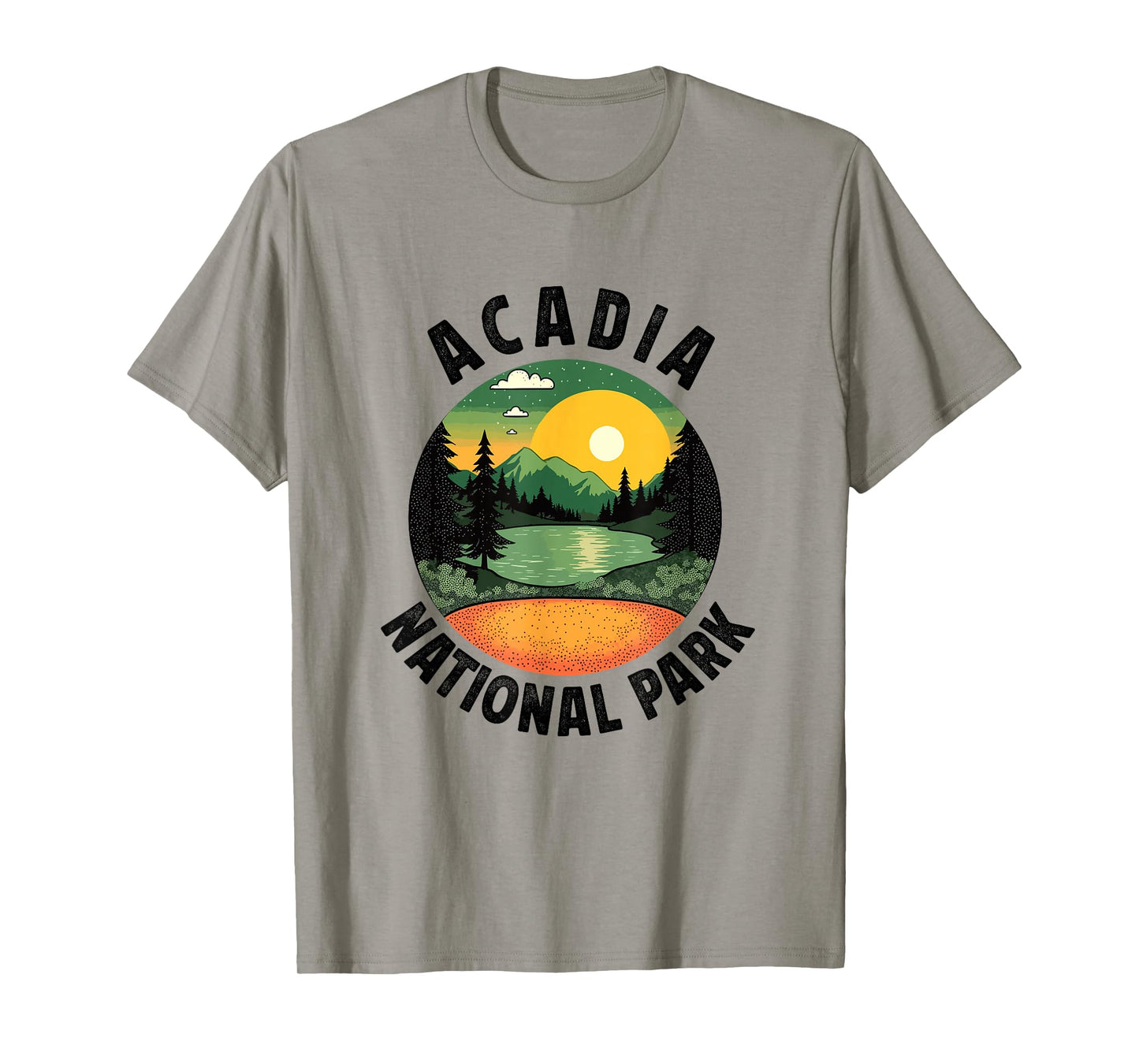 Acadia National Park Souvenir Maine Retro for Men Women Kid T-Shirt