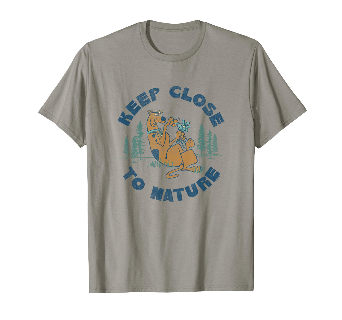 Scooby-Doo Vintage Earth Day Keep Close To Nature Poster T-Shirt