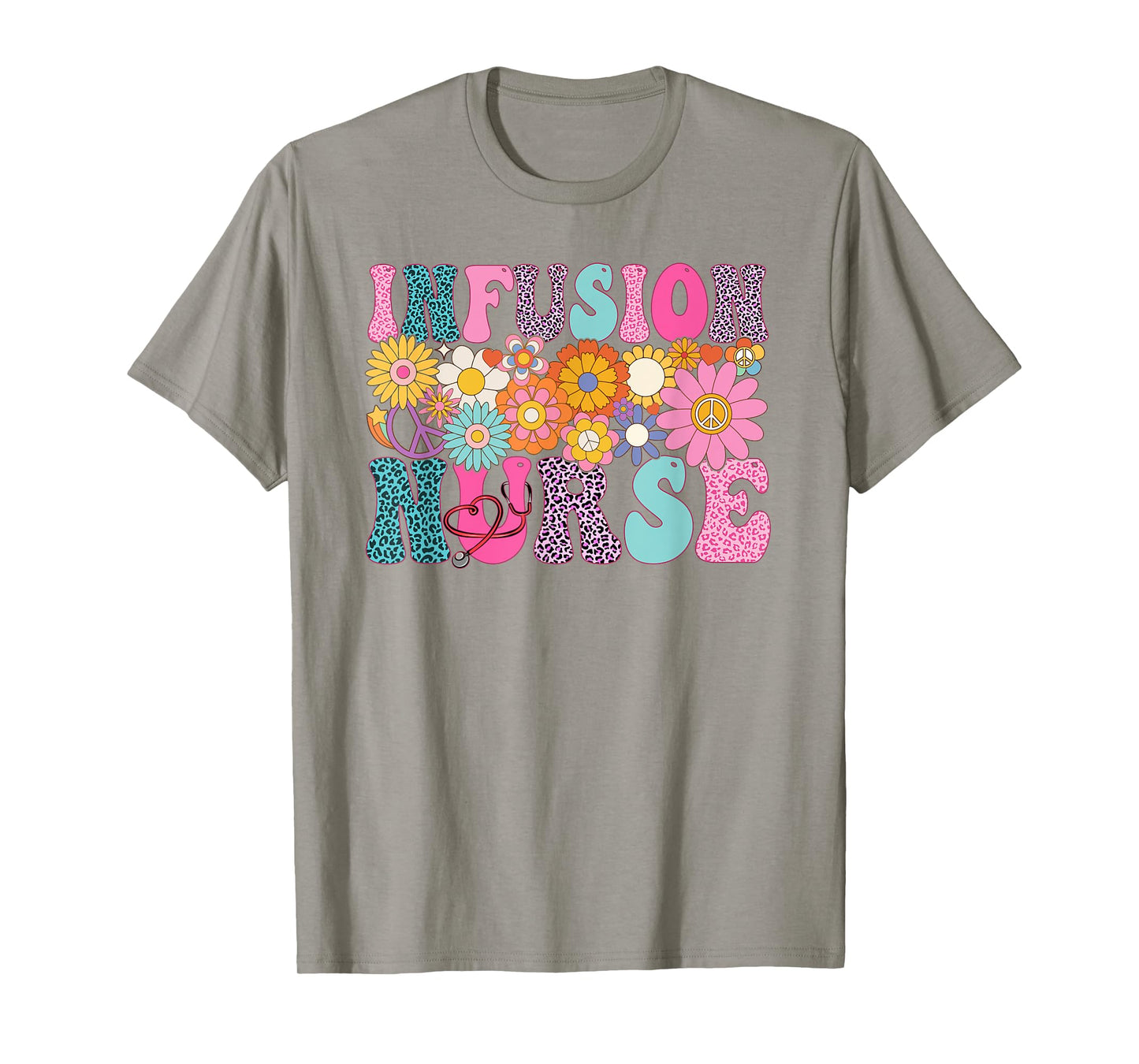 Infusion Nurse Week Groovy Appreciation Day For Women T-Shirt