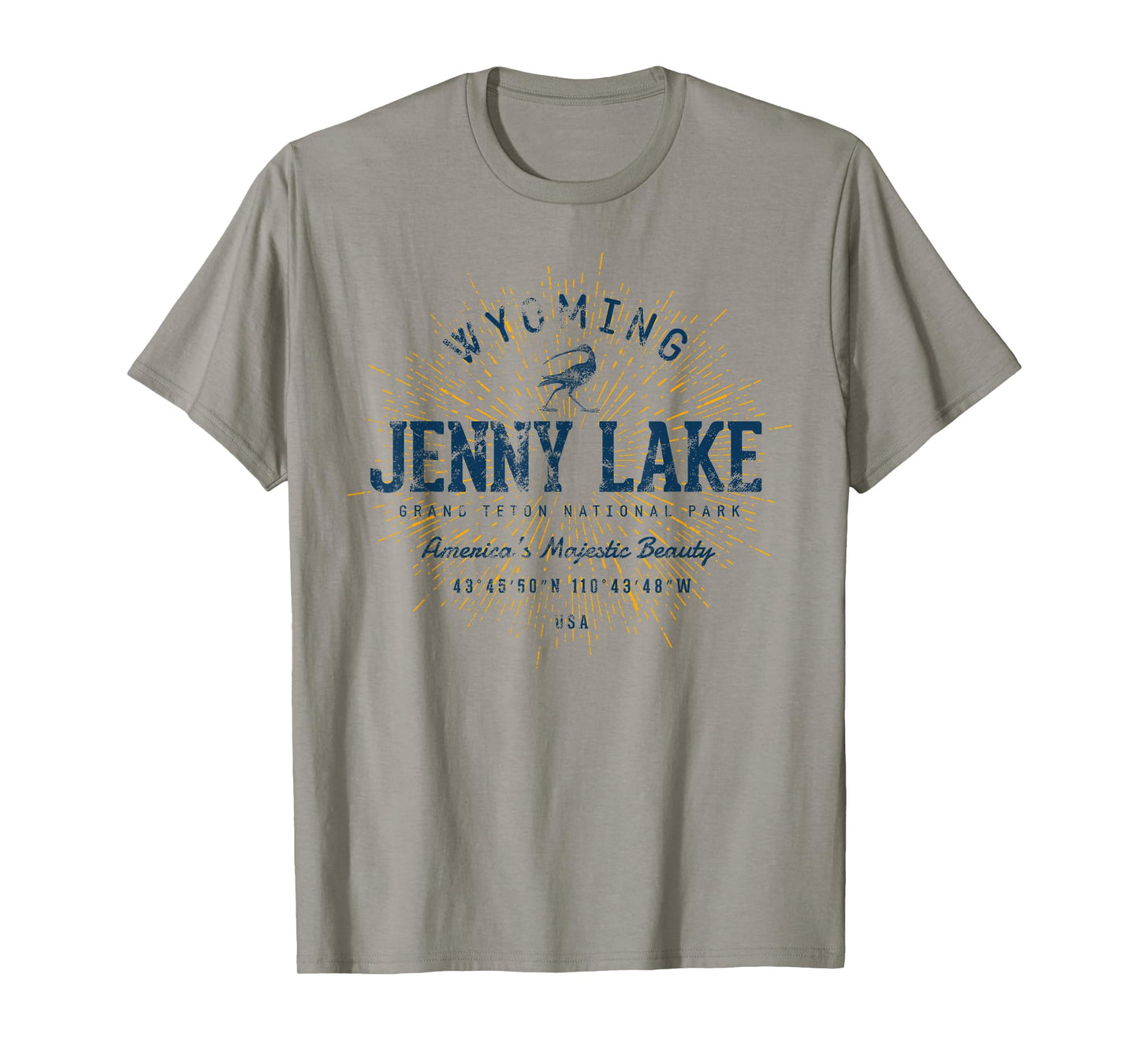 Vintage Retro Style Jenny Lake T-Shirt