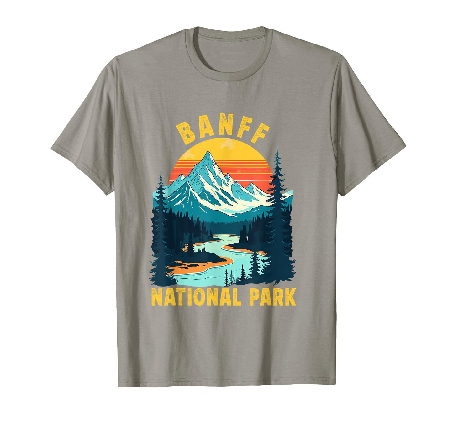 banff souvenir reminder Canadian national park men women T-Shirt