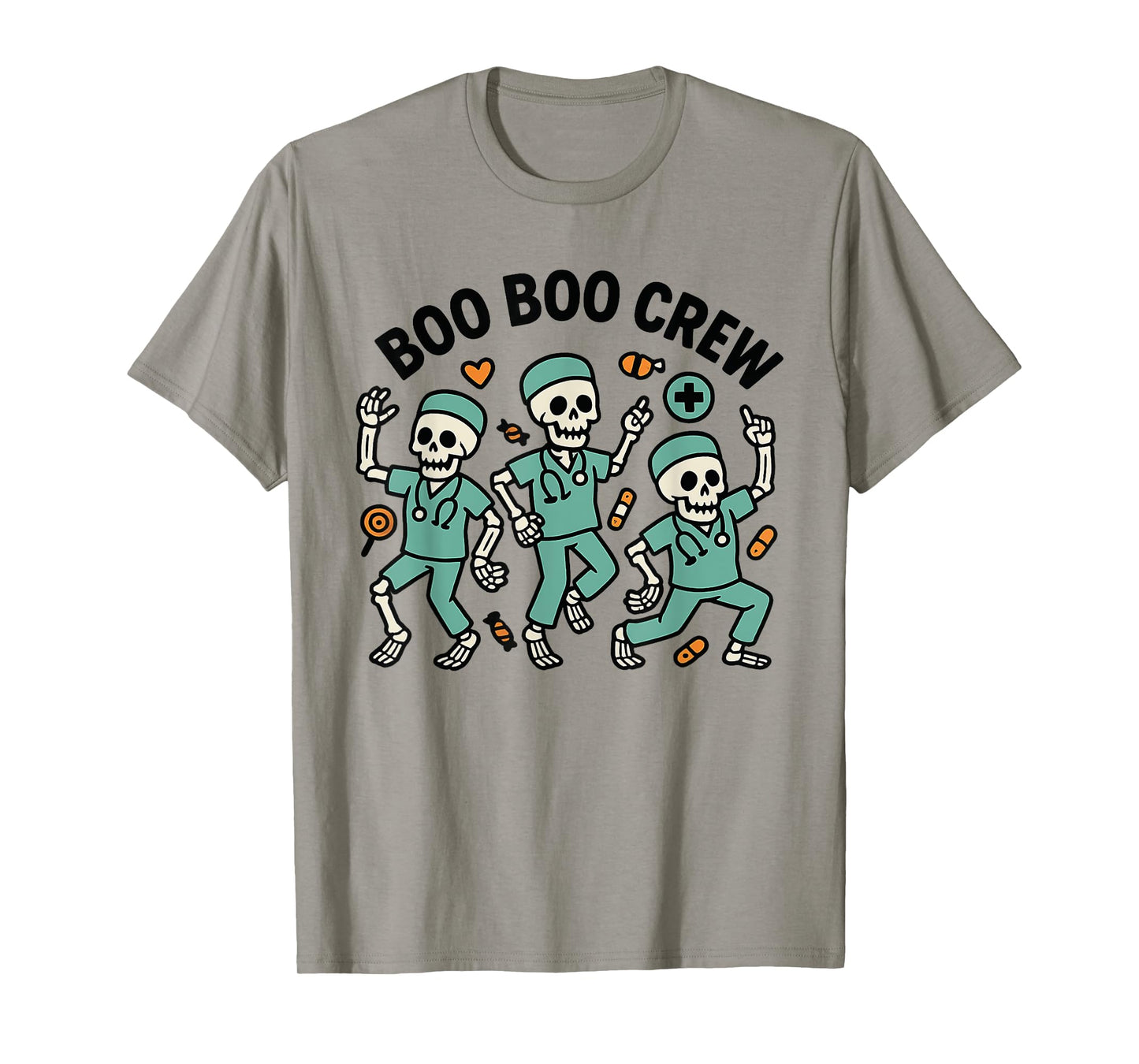 Boo Boo Crew Skeleton Shift for Nurses T-Shirt