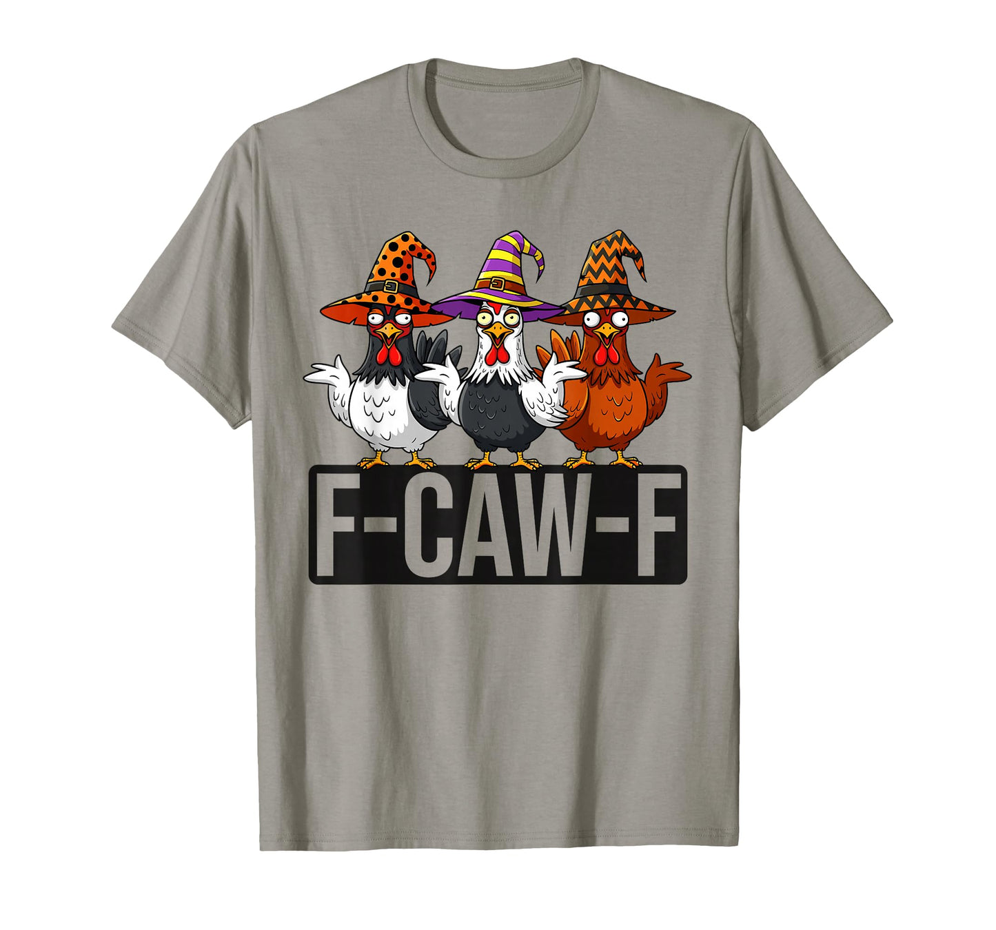 Funny F-Caw-F Chicken FCAWF Crow Halloween Humor Meme FCAWF T-Shirt