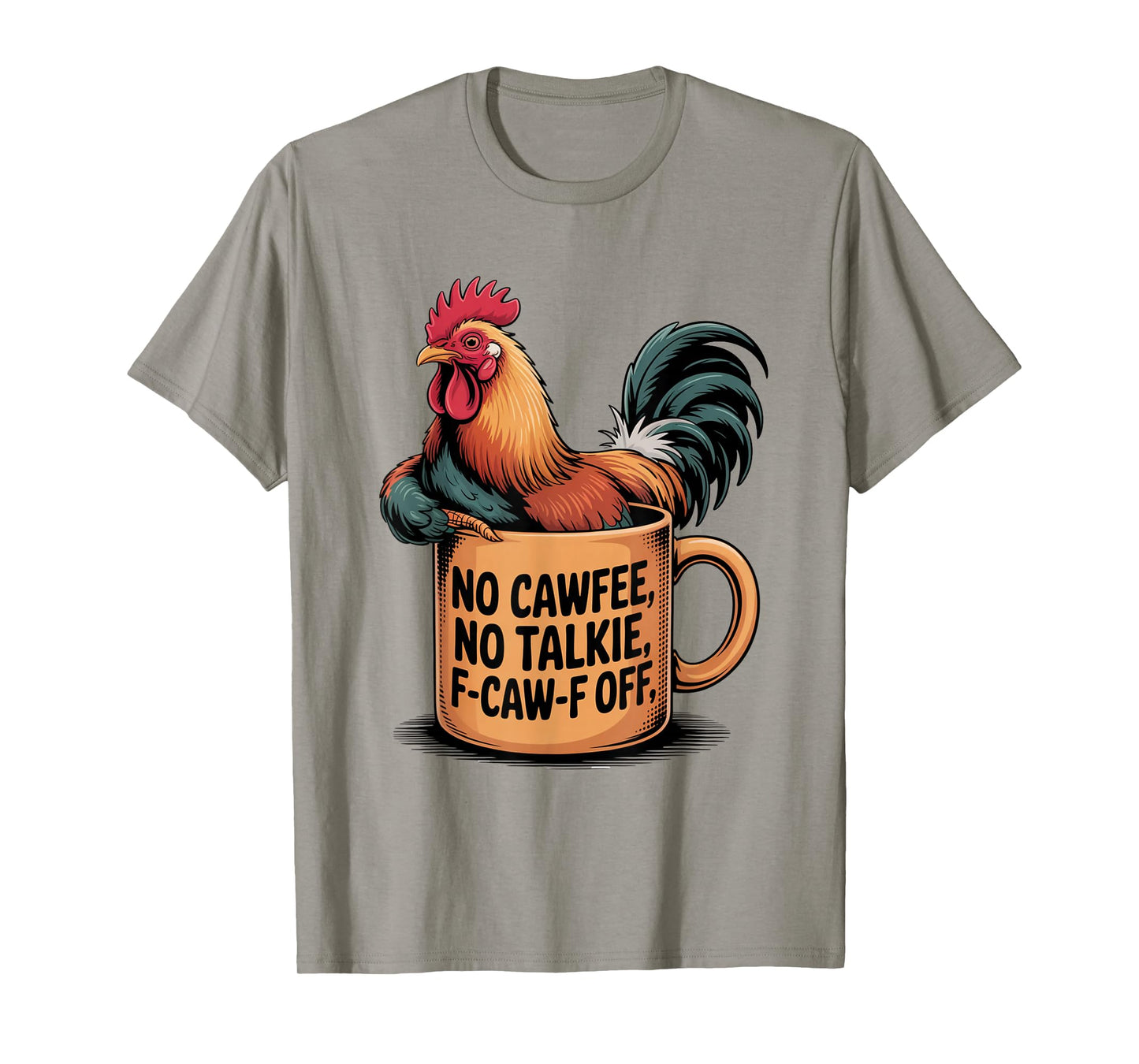 Funny Coffee Lover F-CAW-F Cawfee T-Shirt