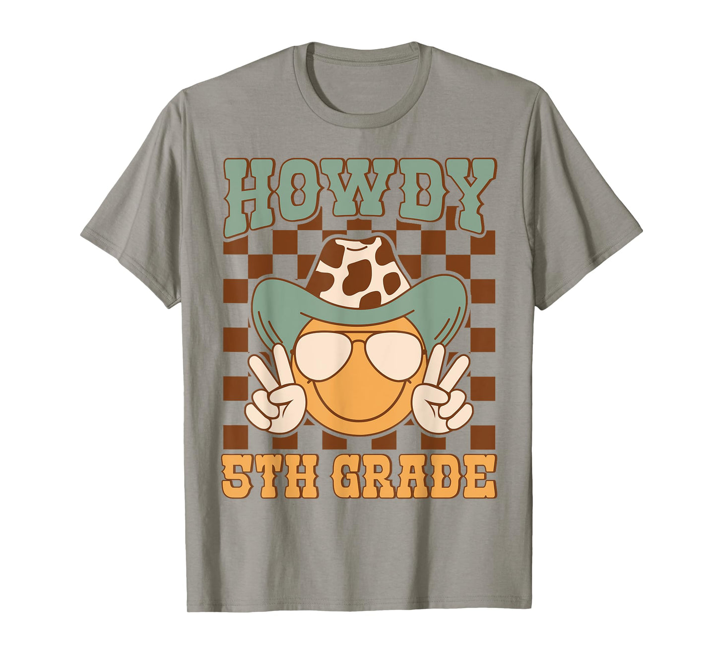 Howdy 5th Grade Teacher Western Back To School Fifth Grade T-Shirt
