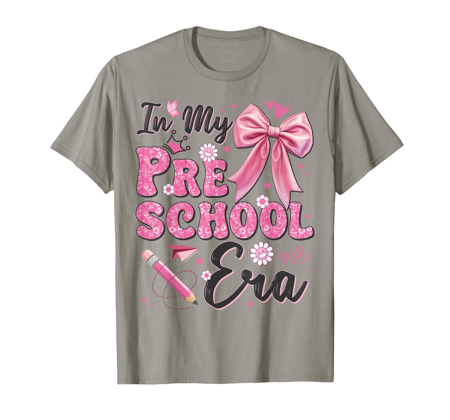 In My Preschool Era Pre-K Coquette Back To School Teacher T-Shirt