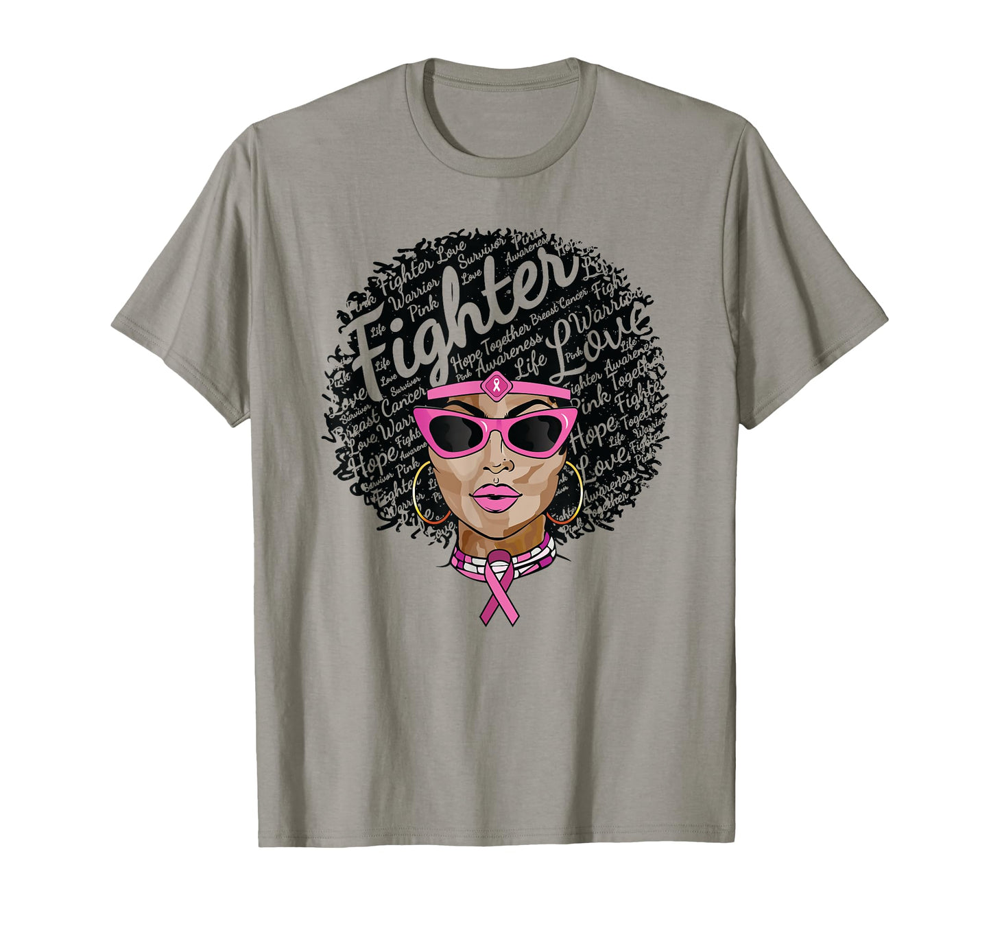 Breast Cancer Shirt for Women African American T-Shirt