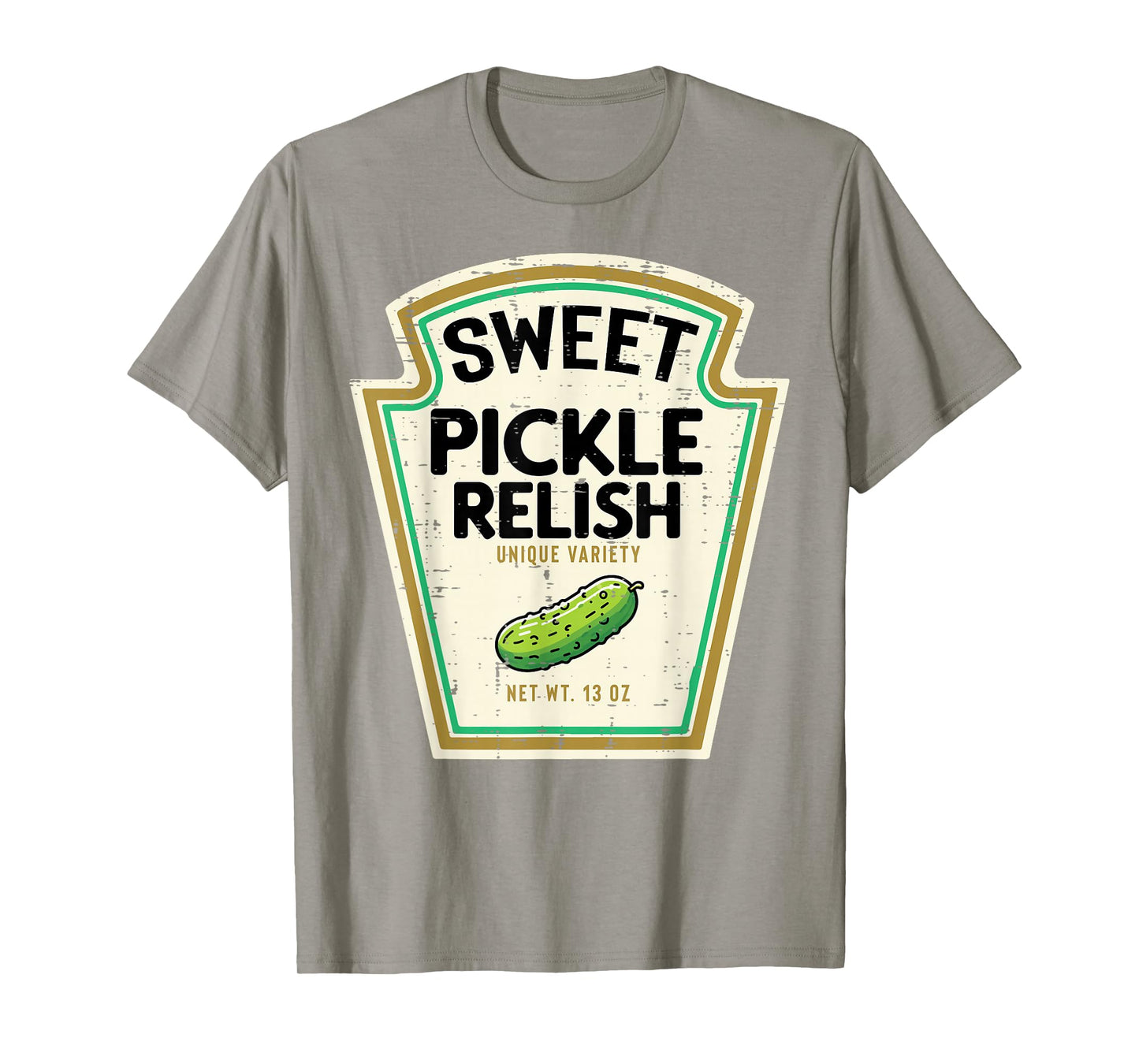 Halloween Pickle Relish Food Matching Costume Women Men Kids T-Shirt
