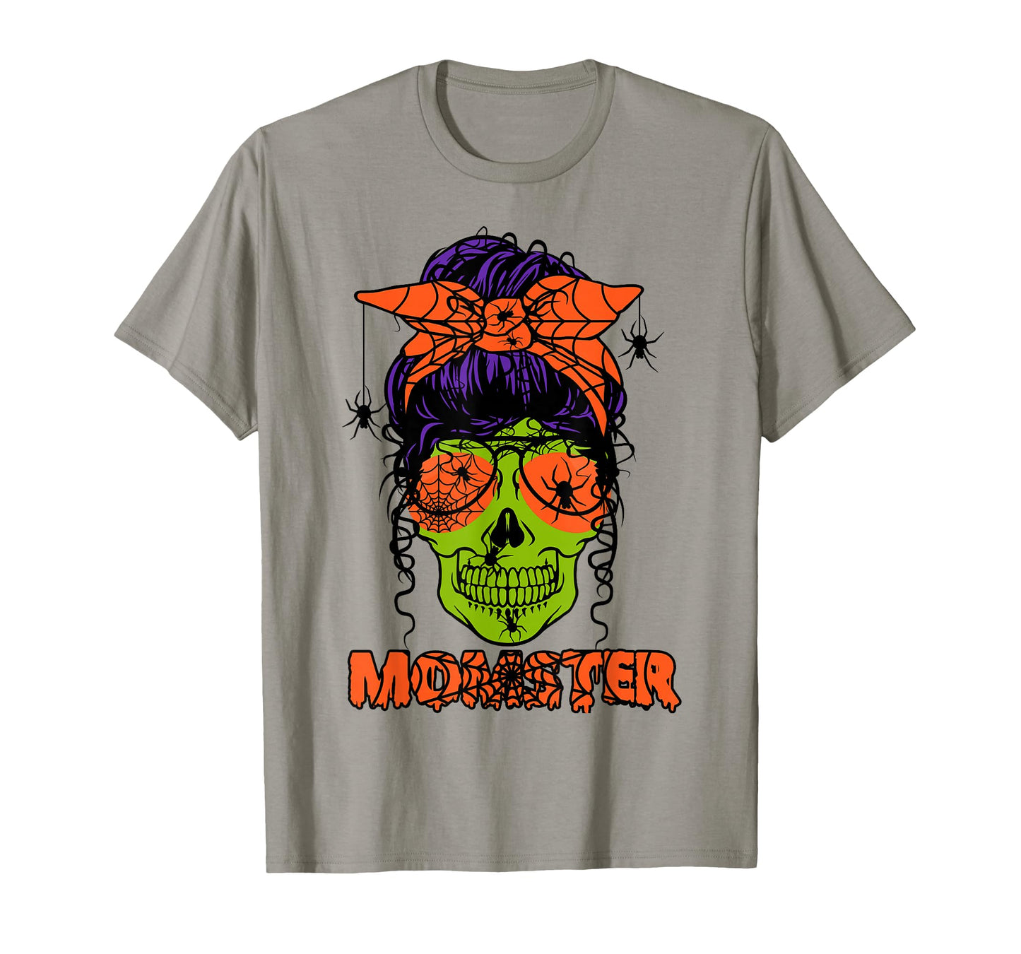 Momster Funny Mama Halloween Skull Mom of Monsters T-Shirt