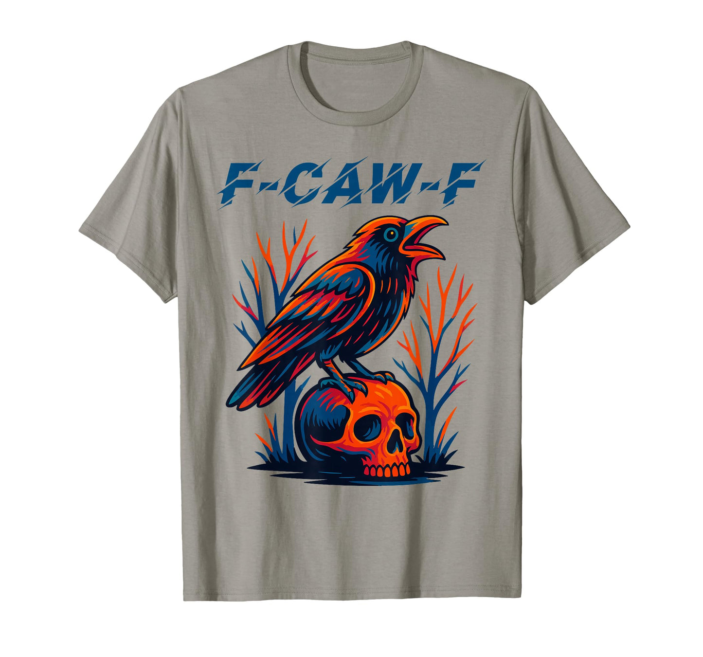F-Caw-F Crow Pun Funny Black Bird Saying Meme Humor T-Shirt