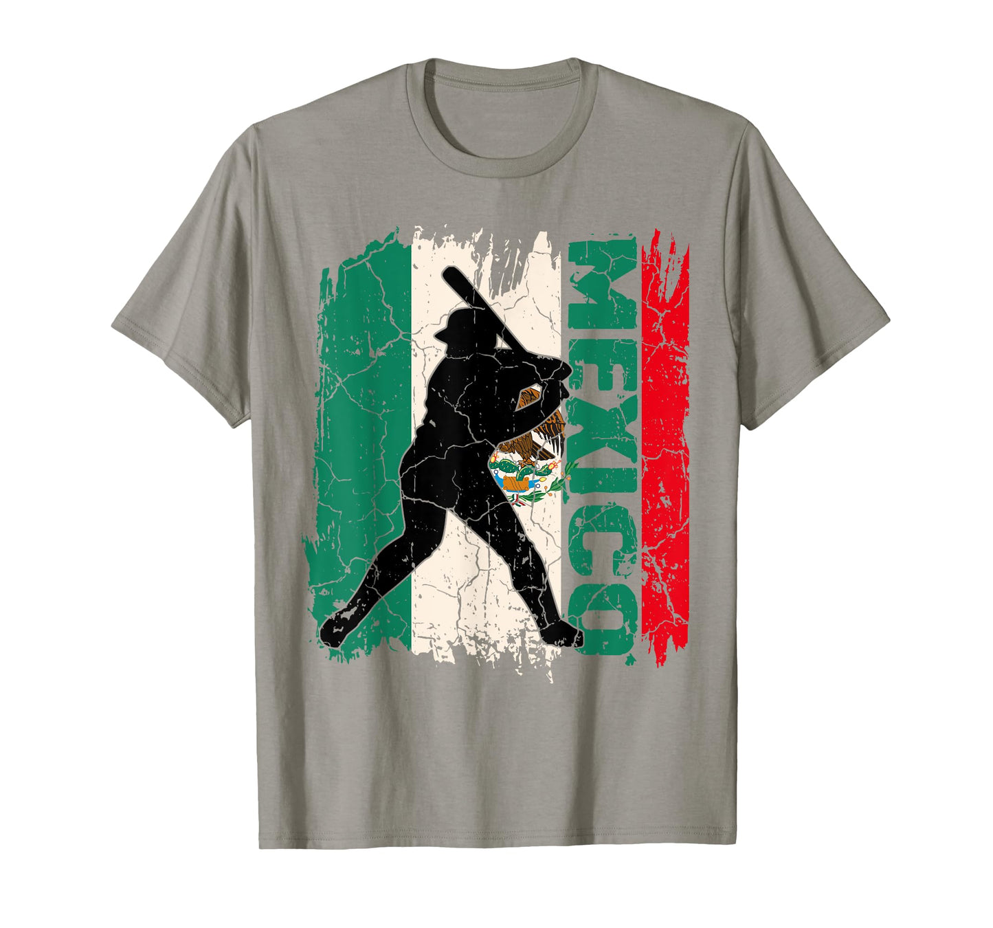 Cinco De Mayo Baseball Mexico Shirt Mexican Flag Kid Boy Men T-Shirt