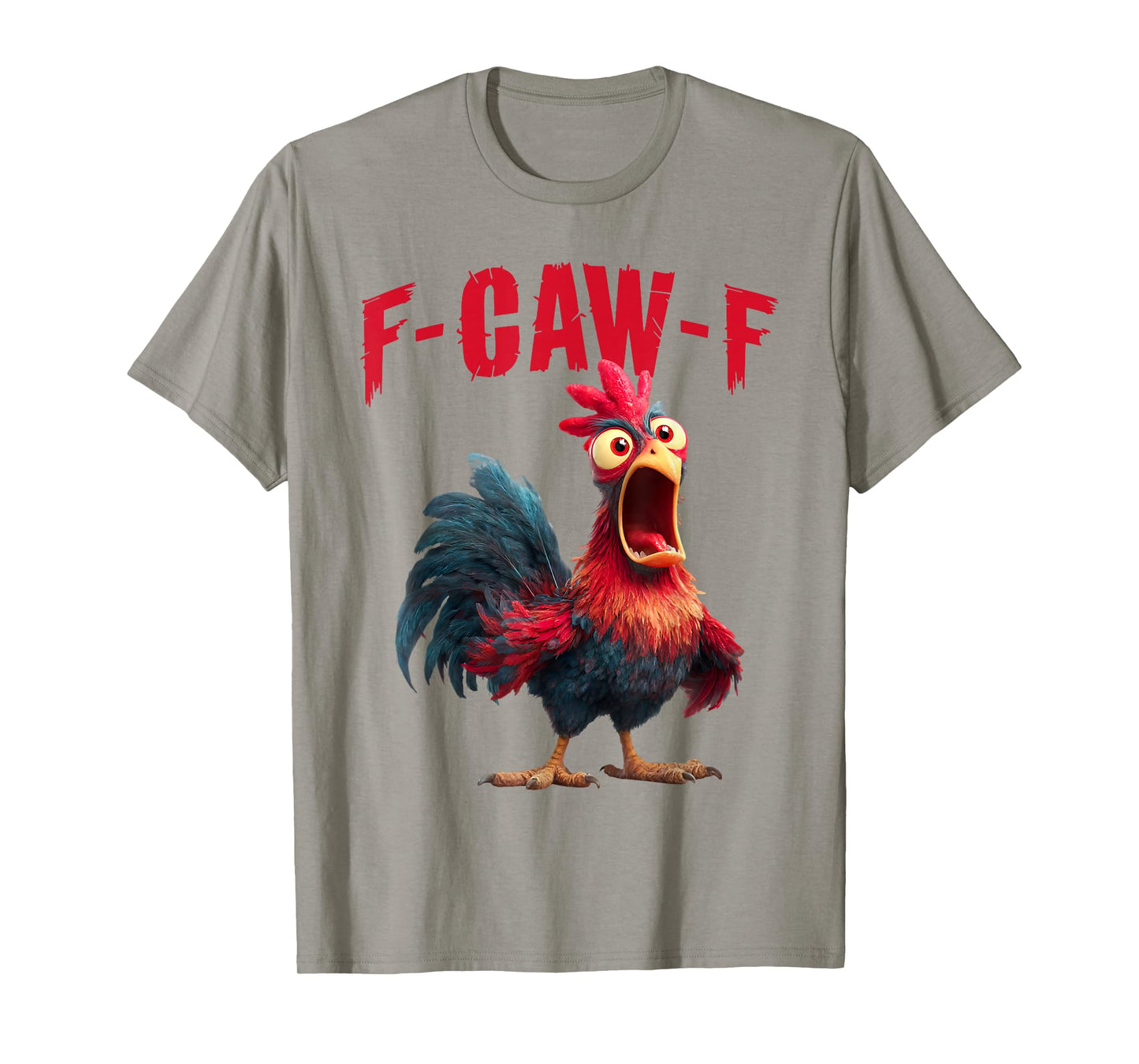 Funny F-Caw-F Chicken FCAWF Rooster Halloween Bird Crow T-Shirt