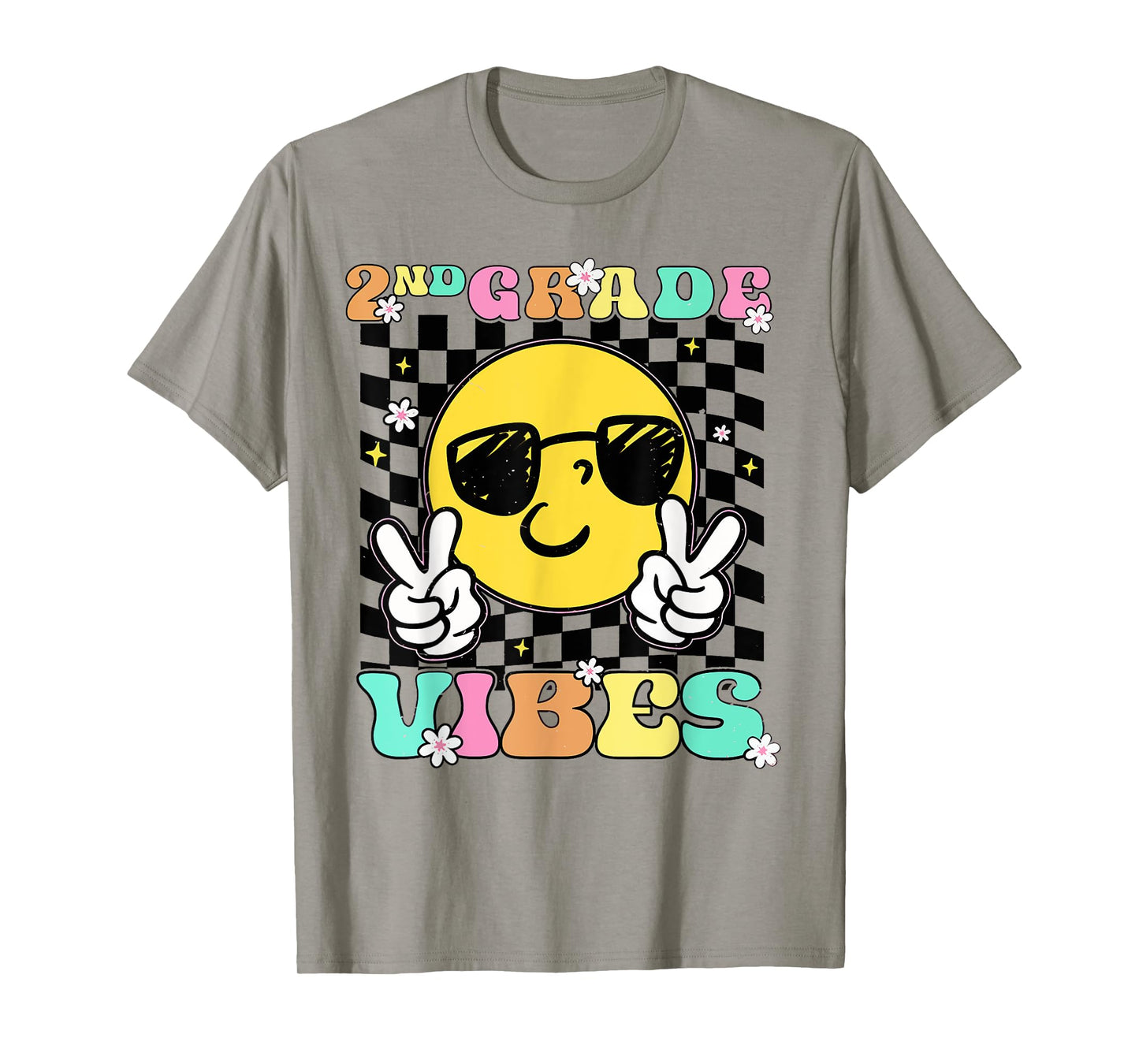 Girls 2nd Grade Vibes Back To School Second Grade T-Shirt