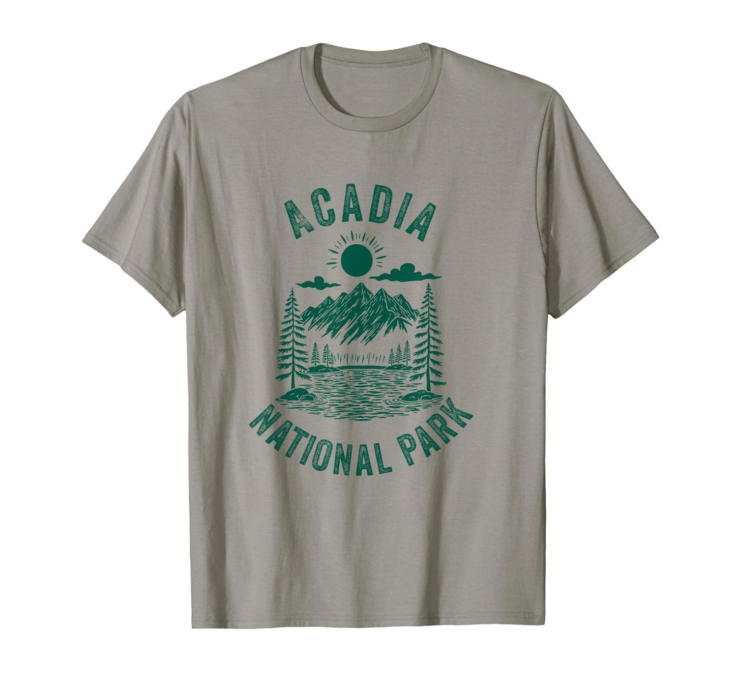 Acadia National Park Souvenir Maine Retro for Men Women Kid T-Shirt