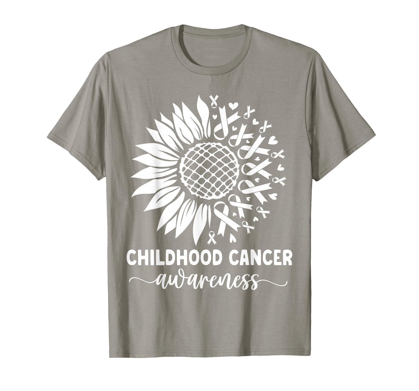 Childhood Cancer awareness Sunflower yellow childhood cancer T-Shirt