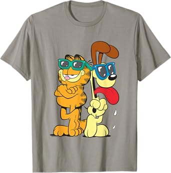 Garfield & Odie Wearing Shades Cool Shot T-Shirt