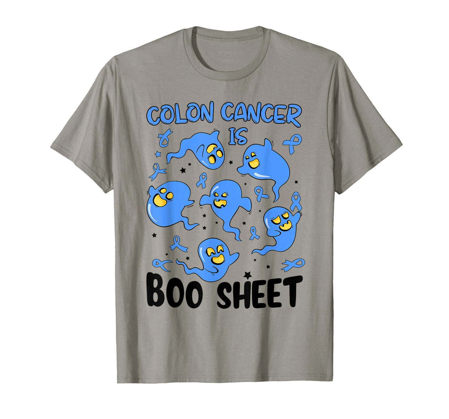 Funny Colon Cancer Is Boo Sheet Ghost Halloween Costume T-Shirt