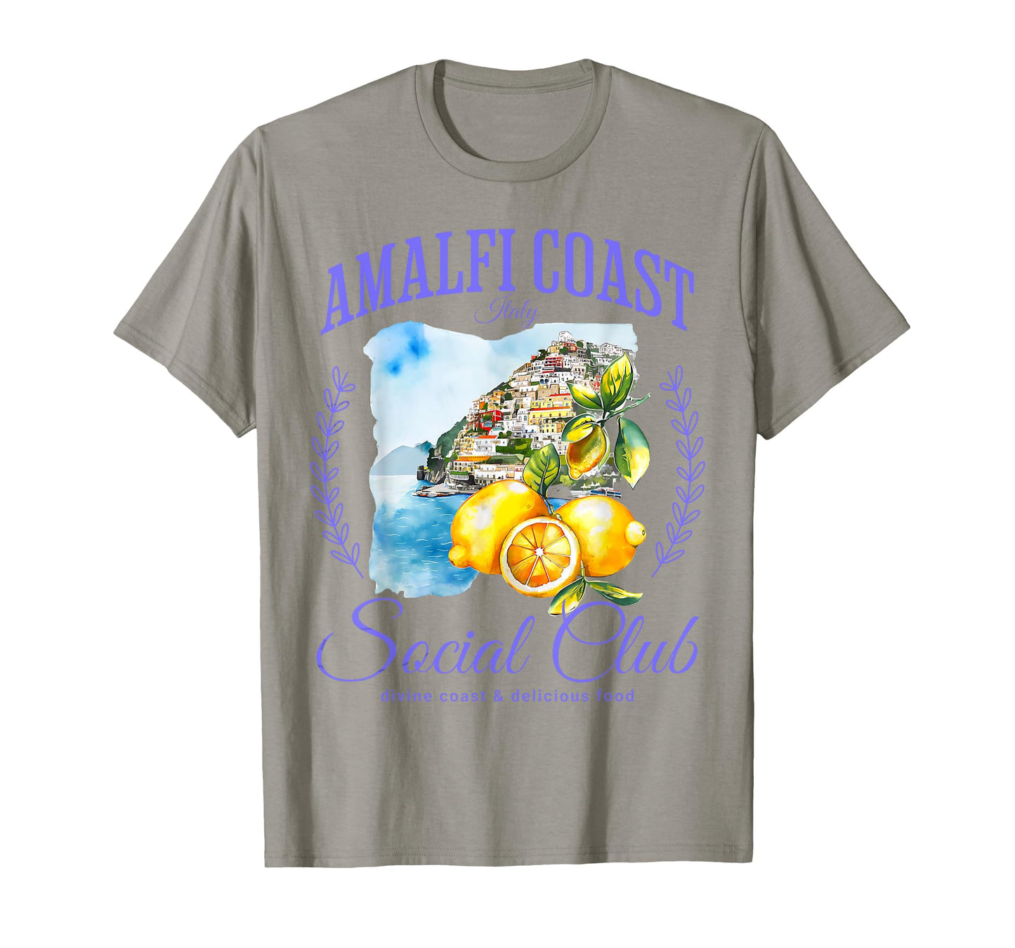 Italy Gift For Her Amalfi Coast Italy Sorrento Capri Lemons T-Shirt