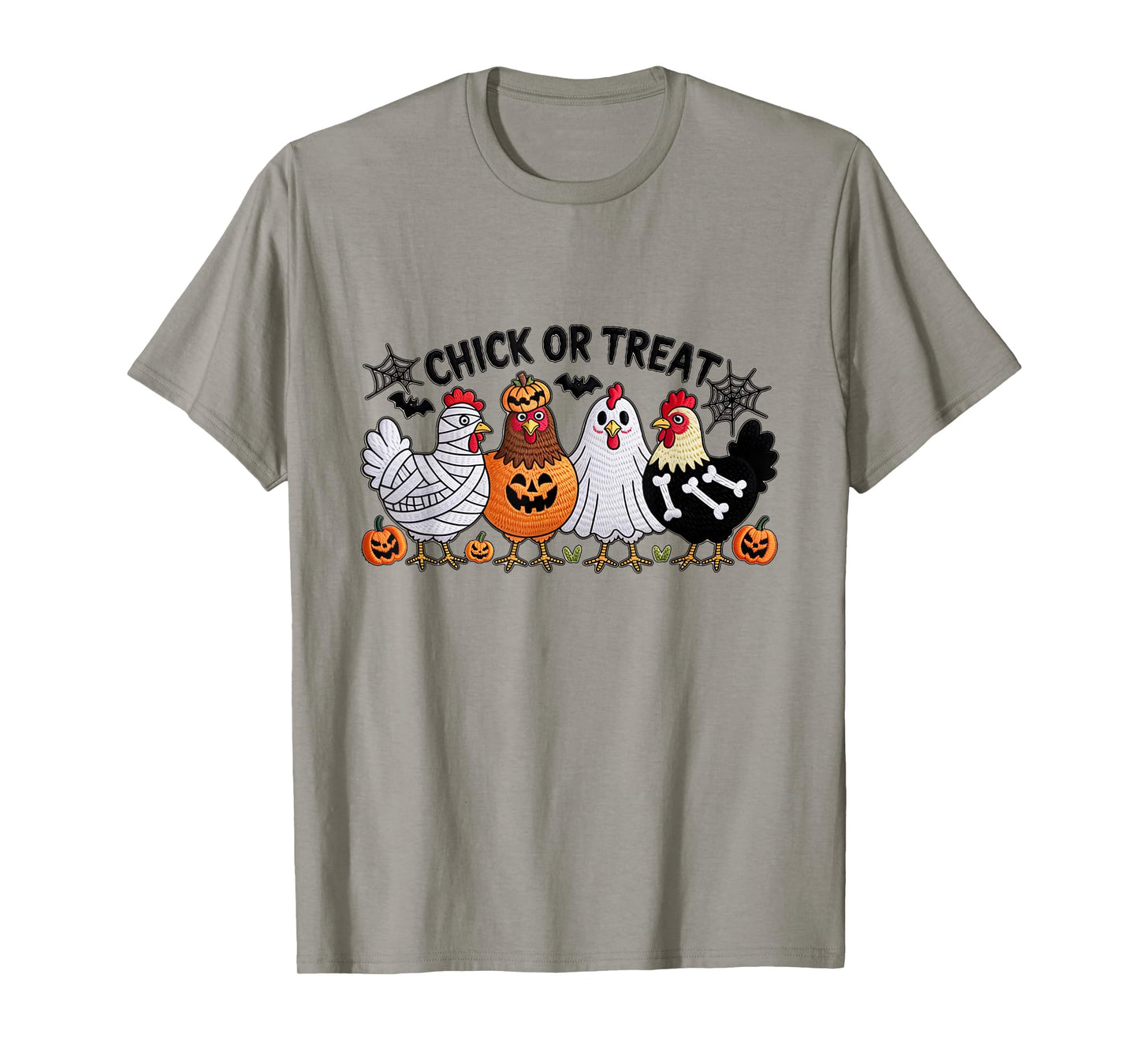 Chick or Treat Funny Halloween Chicken Costume T-Shirt