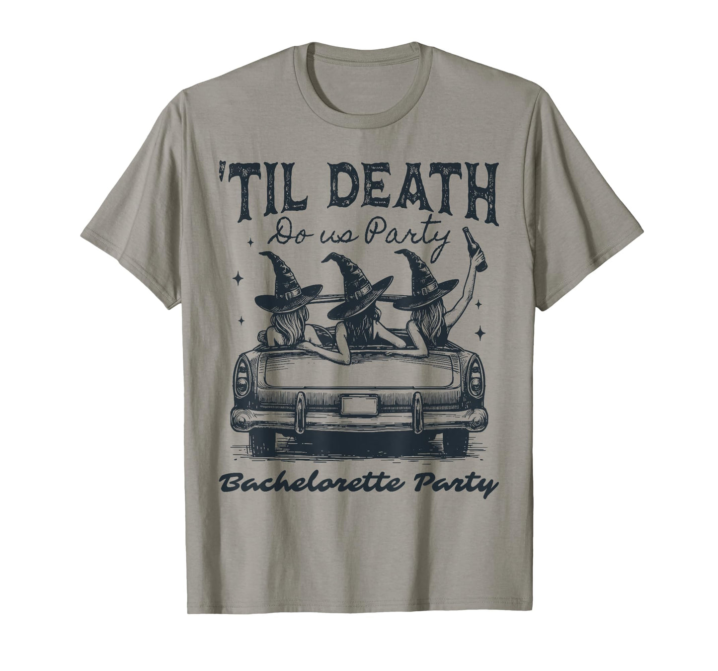 Til Death Do Us Party Halloween Skeleton Bachelorette Party T-Shirt