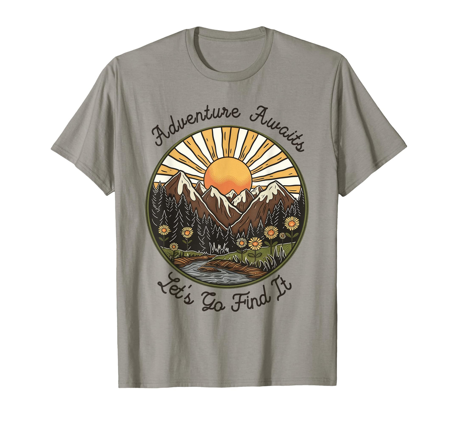 Retro Adventure Awaits Let's Go Find It T-Shirt