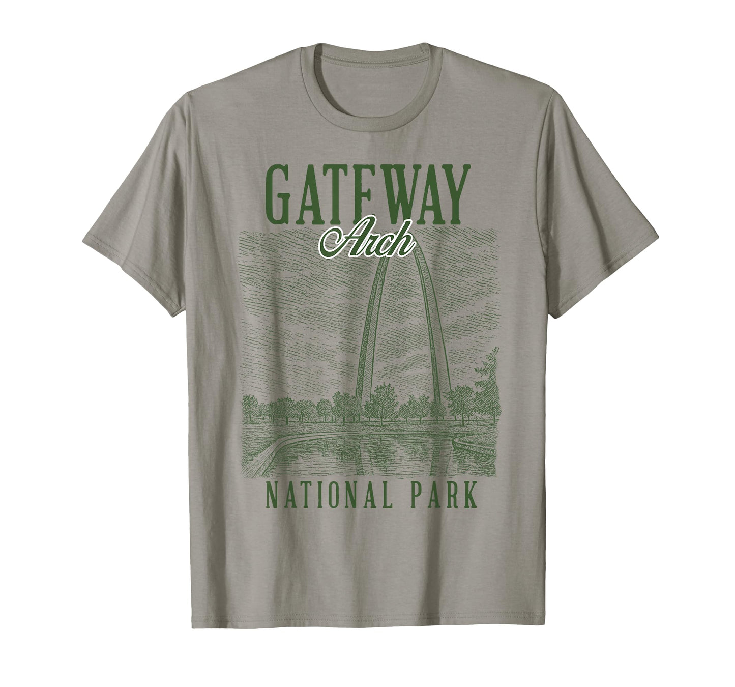 Gateway Arch National Park Traveling Nature Exploring T-Shirt