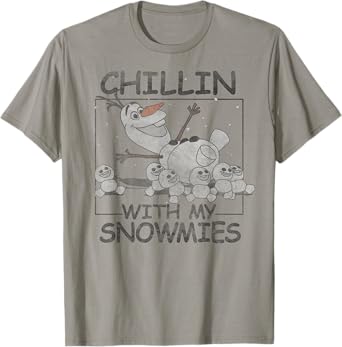 Disney Frozen Olaf Chillin With My Snowmies Portrait T-Shirt