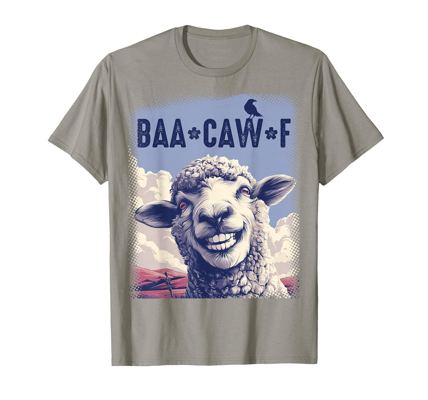 Sheep Baa + Crow Caw Back Off Pun Tee for Introverts & Teens T-Shirt