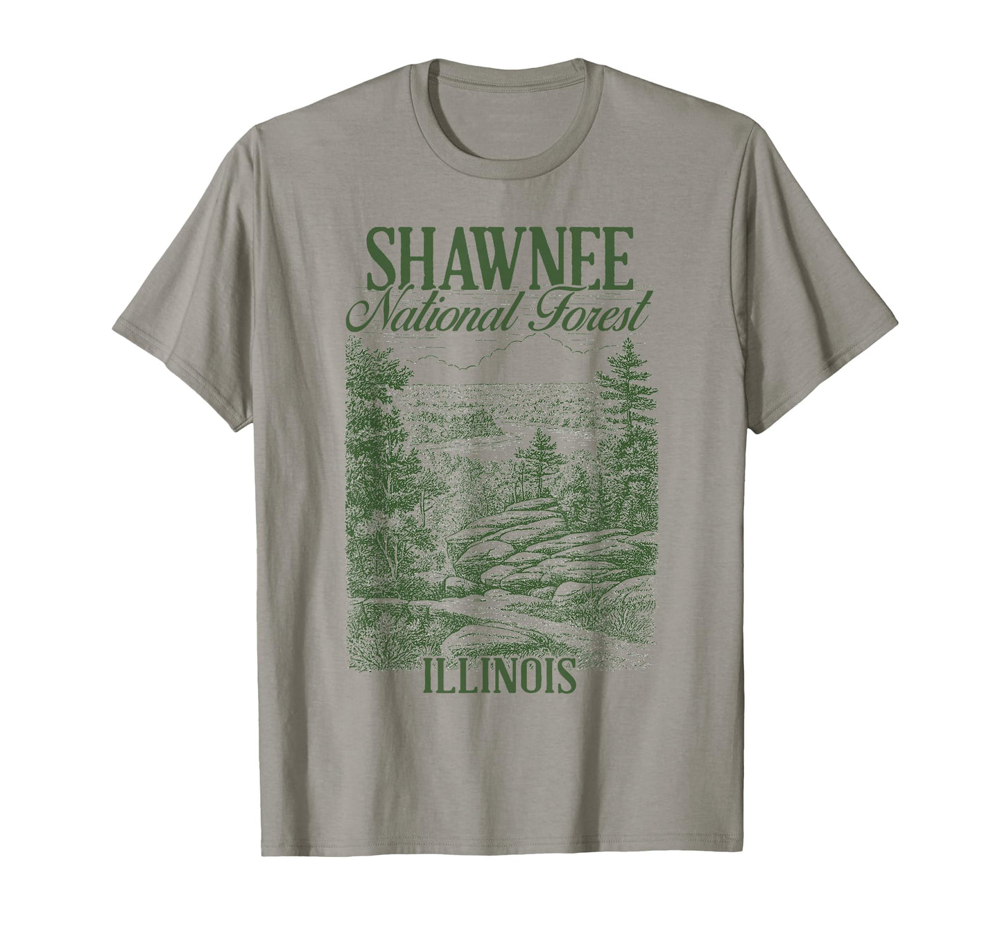Shawnee National Forest Illinois Traveling Nature Exploring T-Shirt