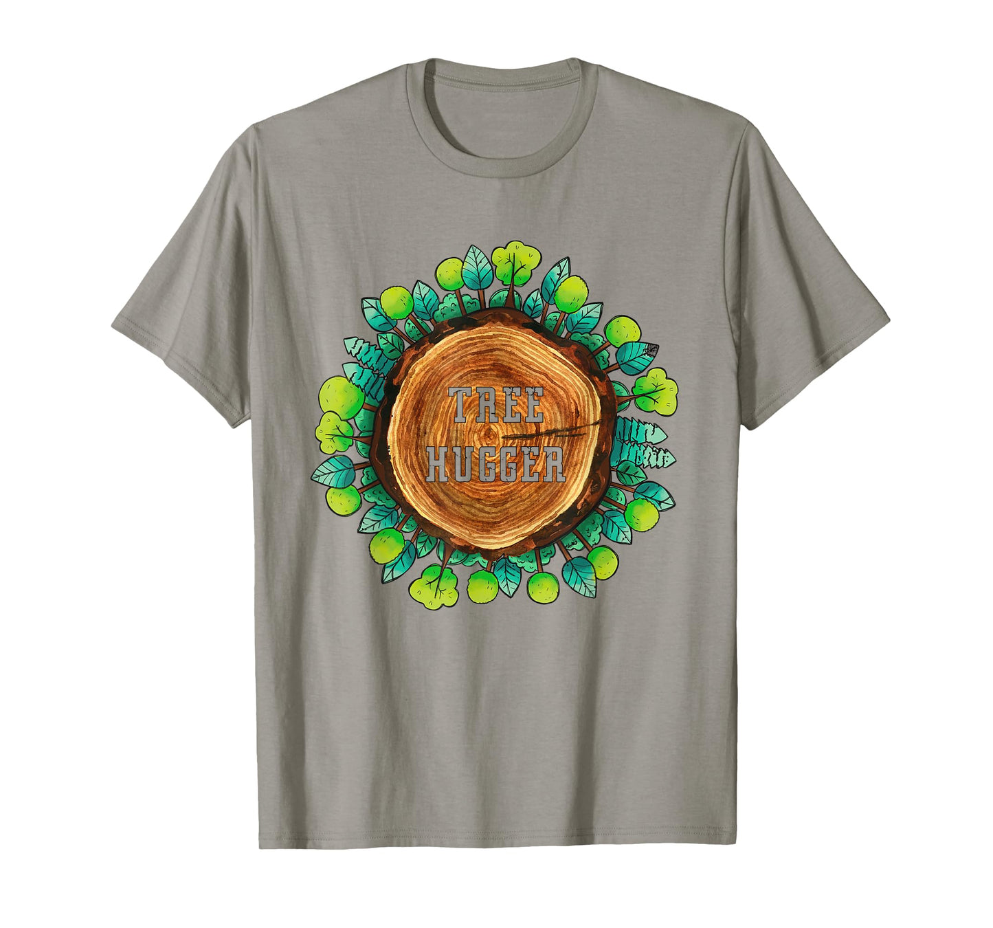 Vintage Retro Environmental Nature Lover Tree Hugger T-Shirt