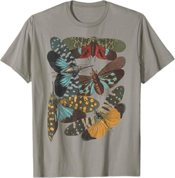 insects Collection Species Bugs Vintage Entomology T-Shirt