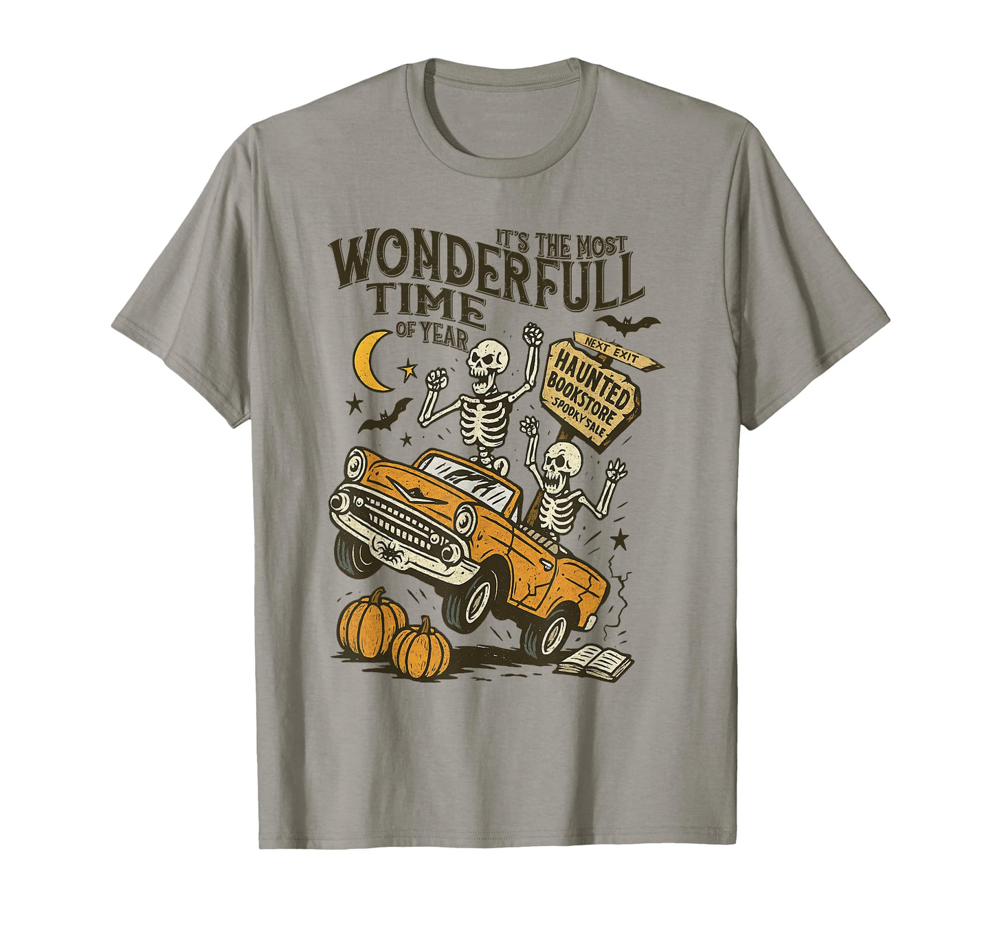 Vintage Skeleton It's The Most Wonderful Time of Year T-Shirt