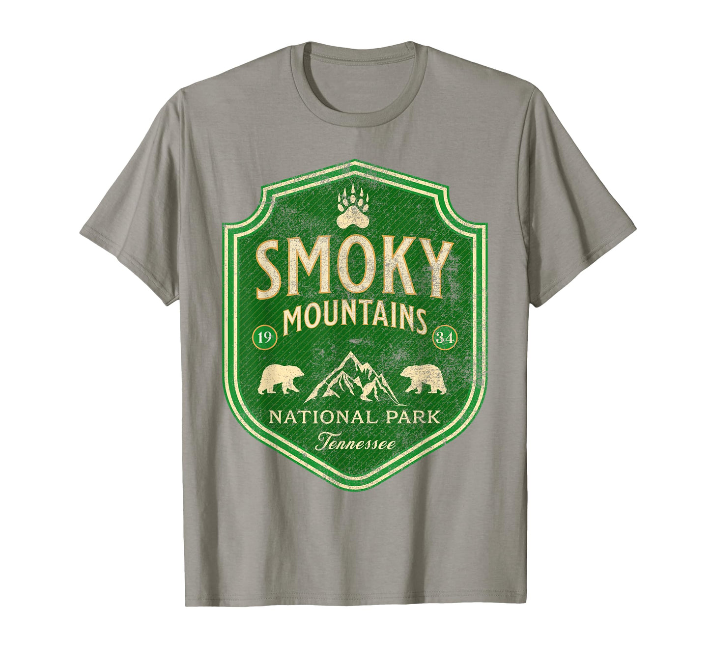 Great Smoky Mountains Nature Hiking Bear Outdoors Mountain T-Shirt