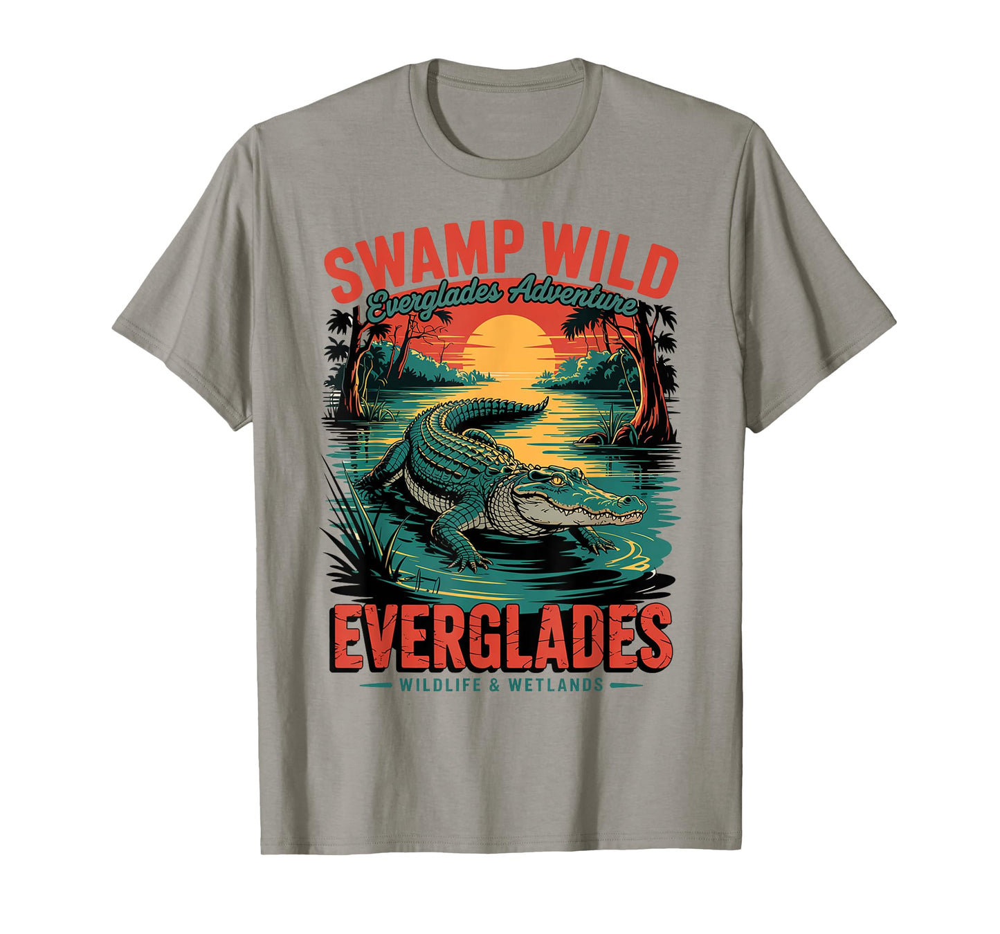 Explore Everglades Wildlife Swamp - USA Florida Everglades T-Shirt
