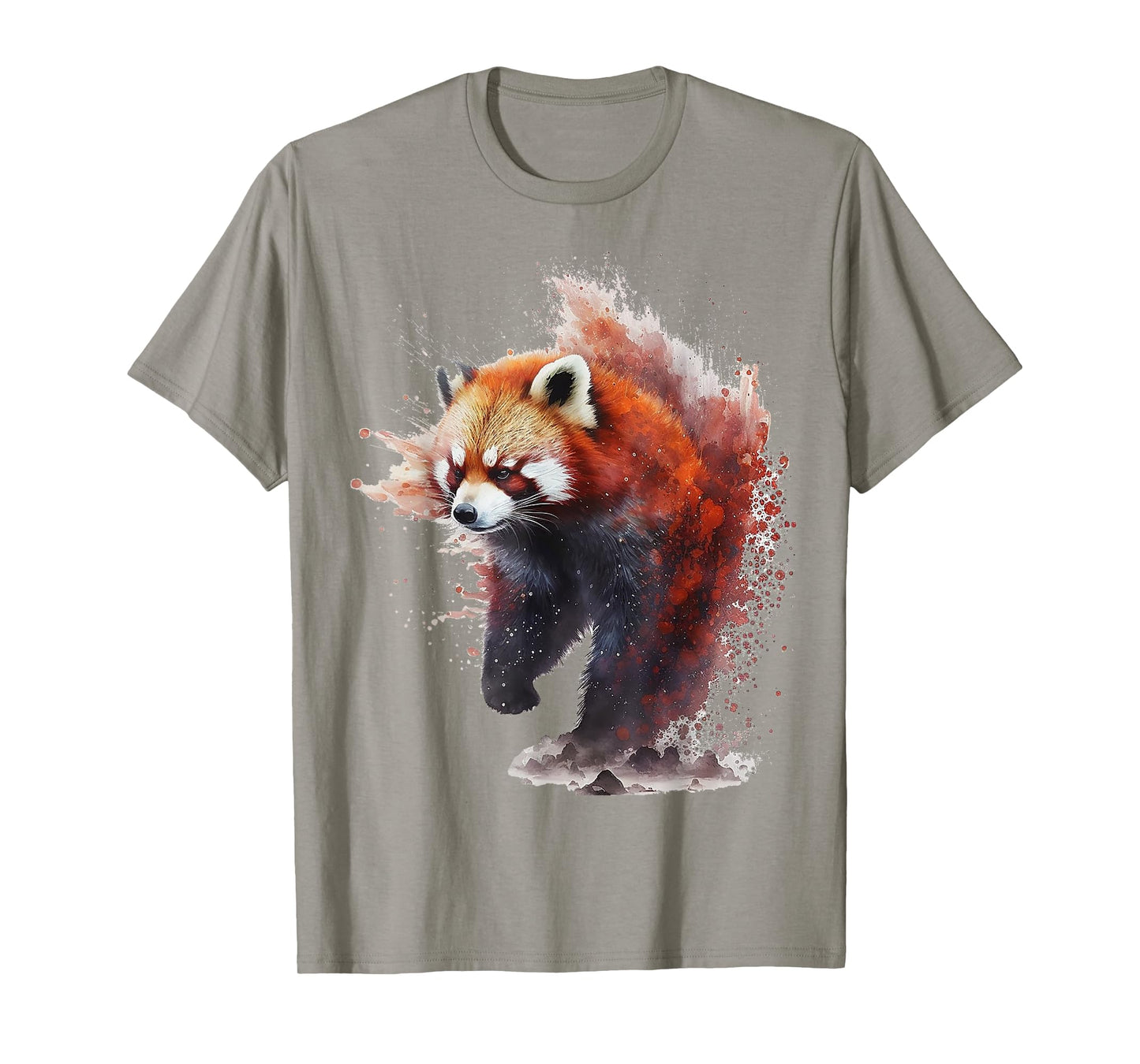 Red Panda Animal Print Art Animal Lover Red Panda T-Shirt