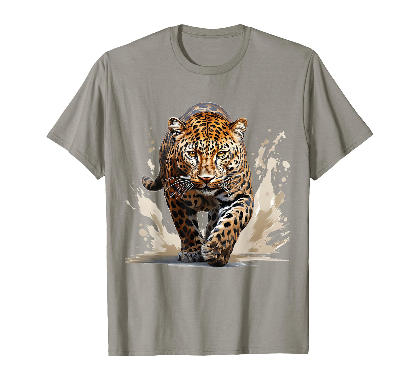 Leopard Painting Animal Art Abstract Graphic Leopard T-Shirt