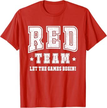 Red Team Let The Games Begin 2025 Field Day Spirit Squad T-Shirt