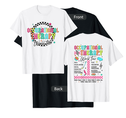 Occupational Therapy World Tour New OT Squad COTA OTA T-Shirt
