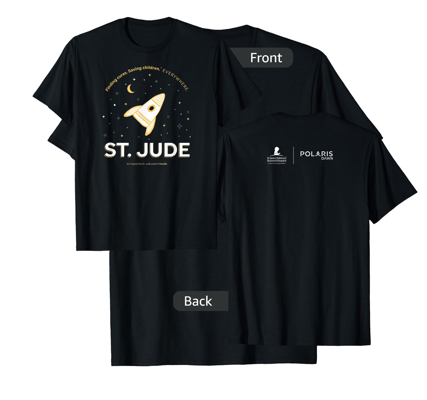 St. Jude Patient Coraliz Moon T-Shirt