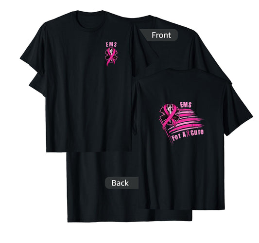 EMS for a cure, breast cancer awareness T-Shirt