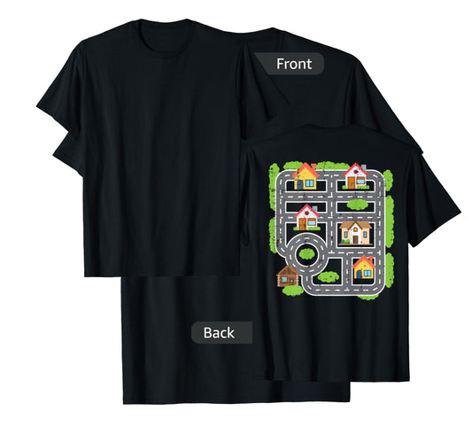 Play Cars On Daddys Back Fathers Day Gift Dad Massage T-Shirt