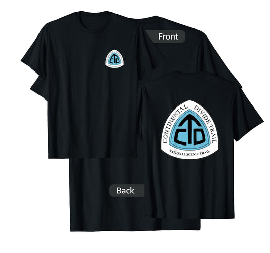 DOUBLE SIDED Continental Divide Trail Pocket Patch TShirt T-Shirt