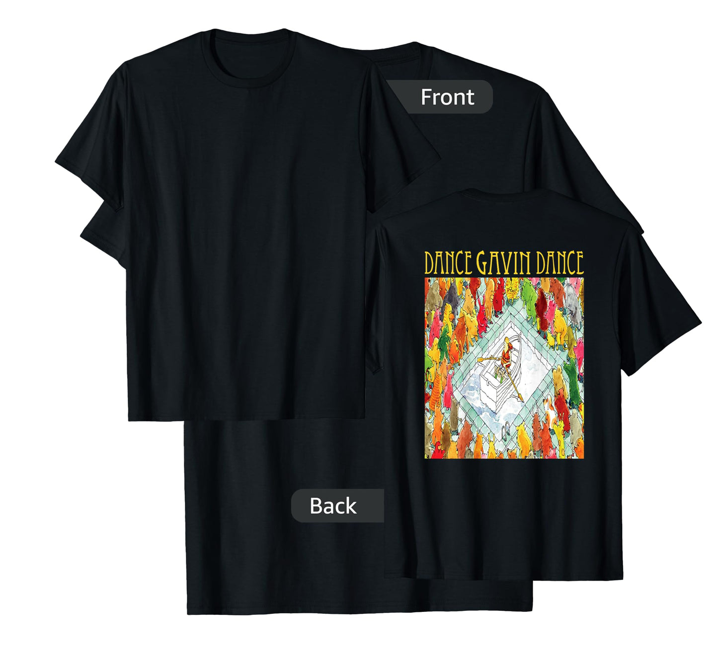 Dance Gavin Dance merch - Dance Gavin Dance - DESIGN ON BACK T-Shirt
