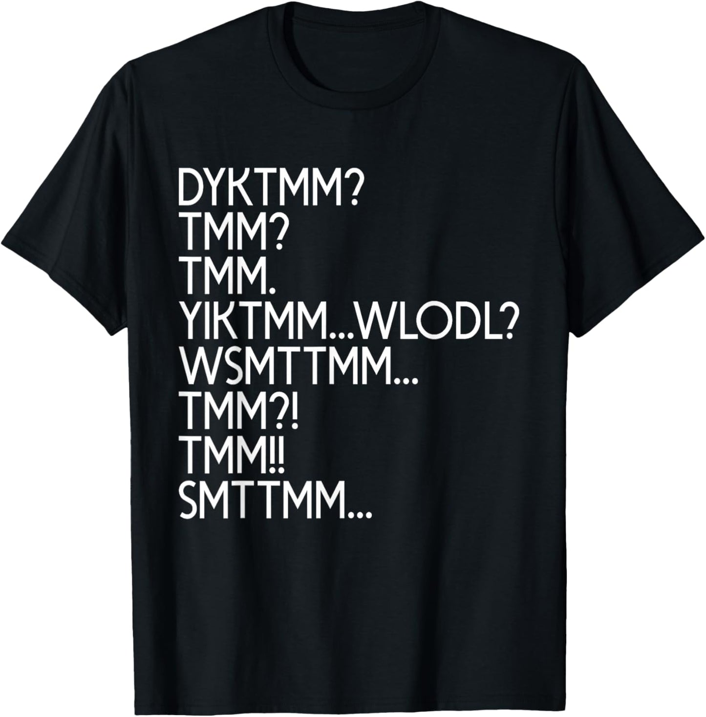 Do You Know The Muffin Man Shirt, DYKTMM T-Shirt - T-Shirt | Black