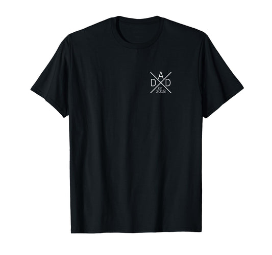Father 2018 promoted to Dad est. 2018 Dad 2018 T-Shirt