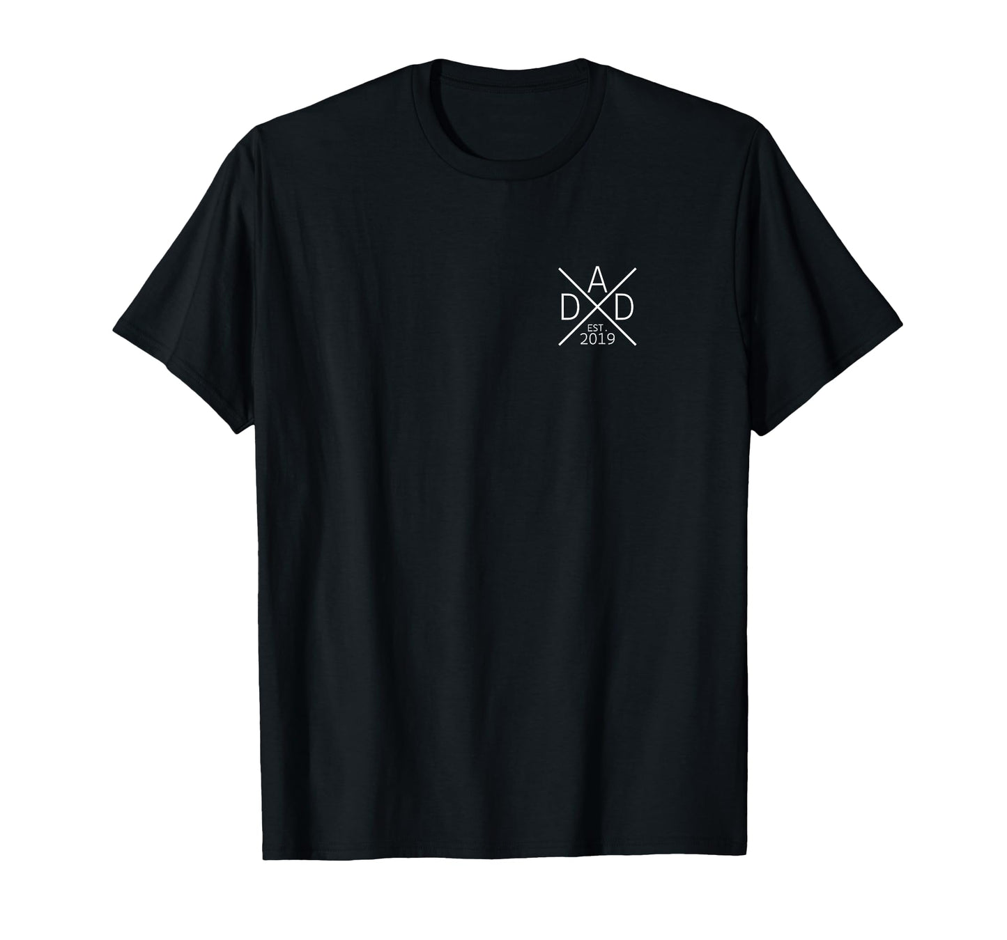 Proud Parents Matching Mom and Dad Est. Father 2019 Promoted to Dad Est. 2019 Dad 2019 T-Shirt