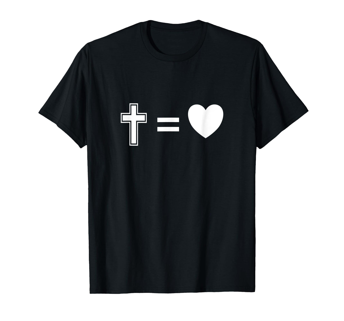 Christian Religious Faith Cross Equals Love T-Shirt